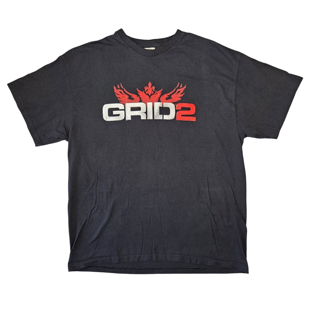 Grid 2 Video Game Promo T-Shirt‎ Mens XL Black Intel Dominance Has Arrived Delta